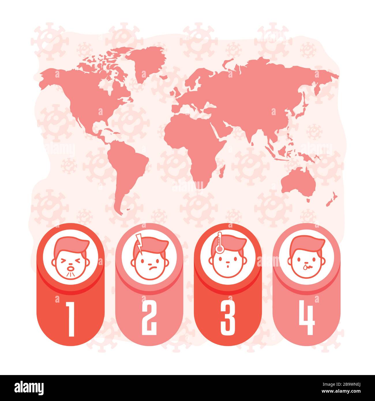 covid19 pandemic statistics with earth planet Stock Vector Image & Art ...