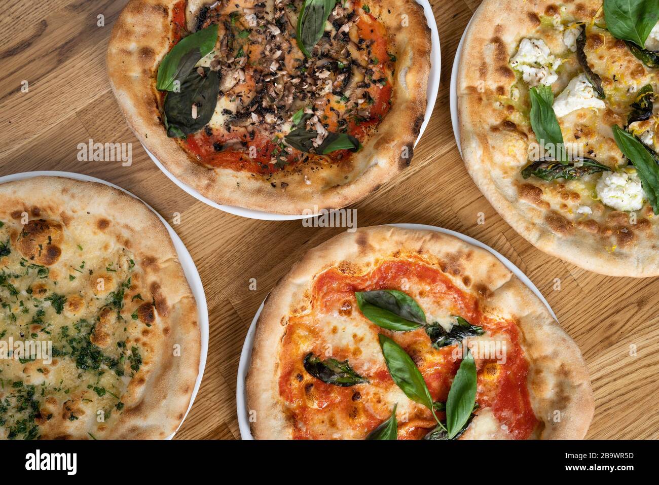 Artisan pizza. Stock Photo