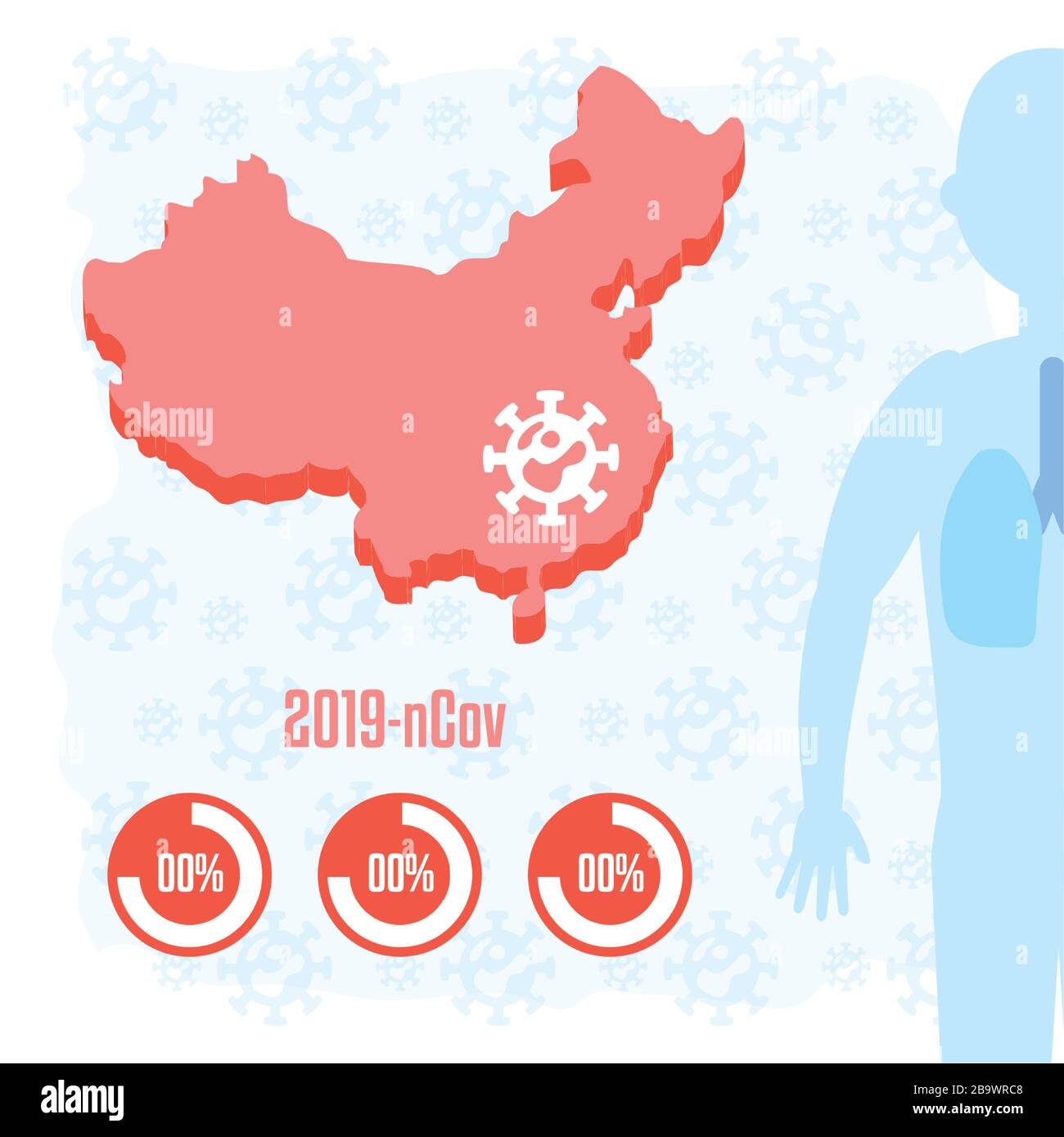 covid19 pandemic statistics with china map Stock Vector Image & Art - Alamy