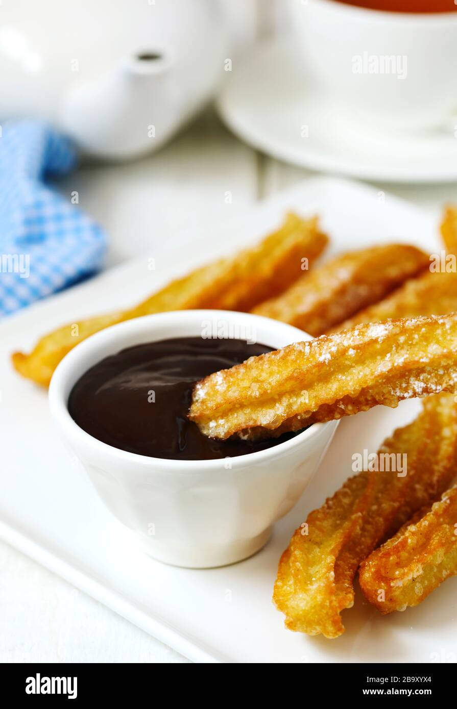 Dipping Churros Hi Res Stock Photography And Images Alamy
