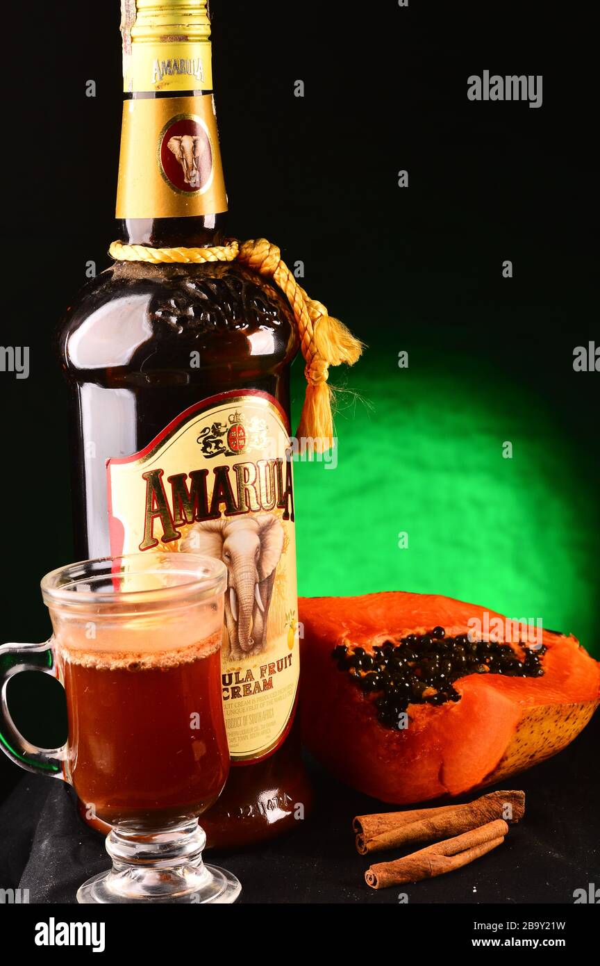 Amarula liquor, a traditional South African spirit Stock Photo Alamy