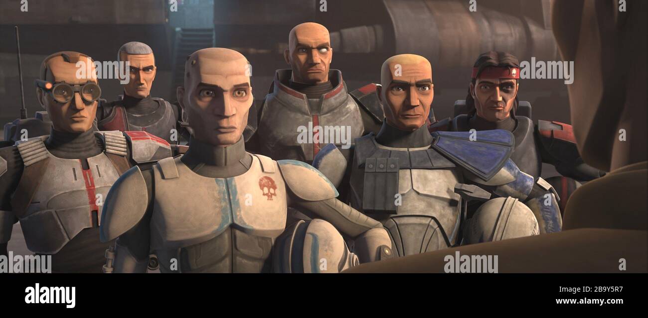 STAR WARS THE CLONE WARS, Jedi Mace Windu joins the Bad Bunch and