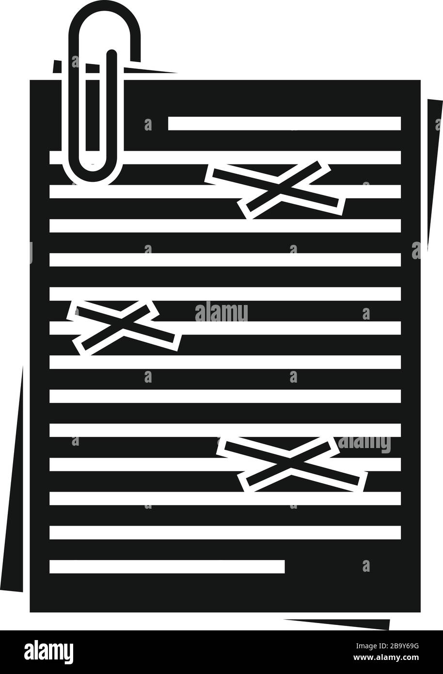 Copy editor icon. Simple illustration of copy editor vector icon for ...