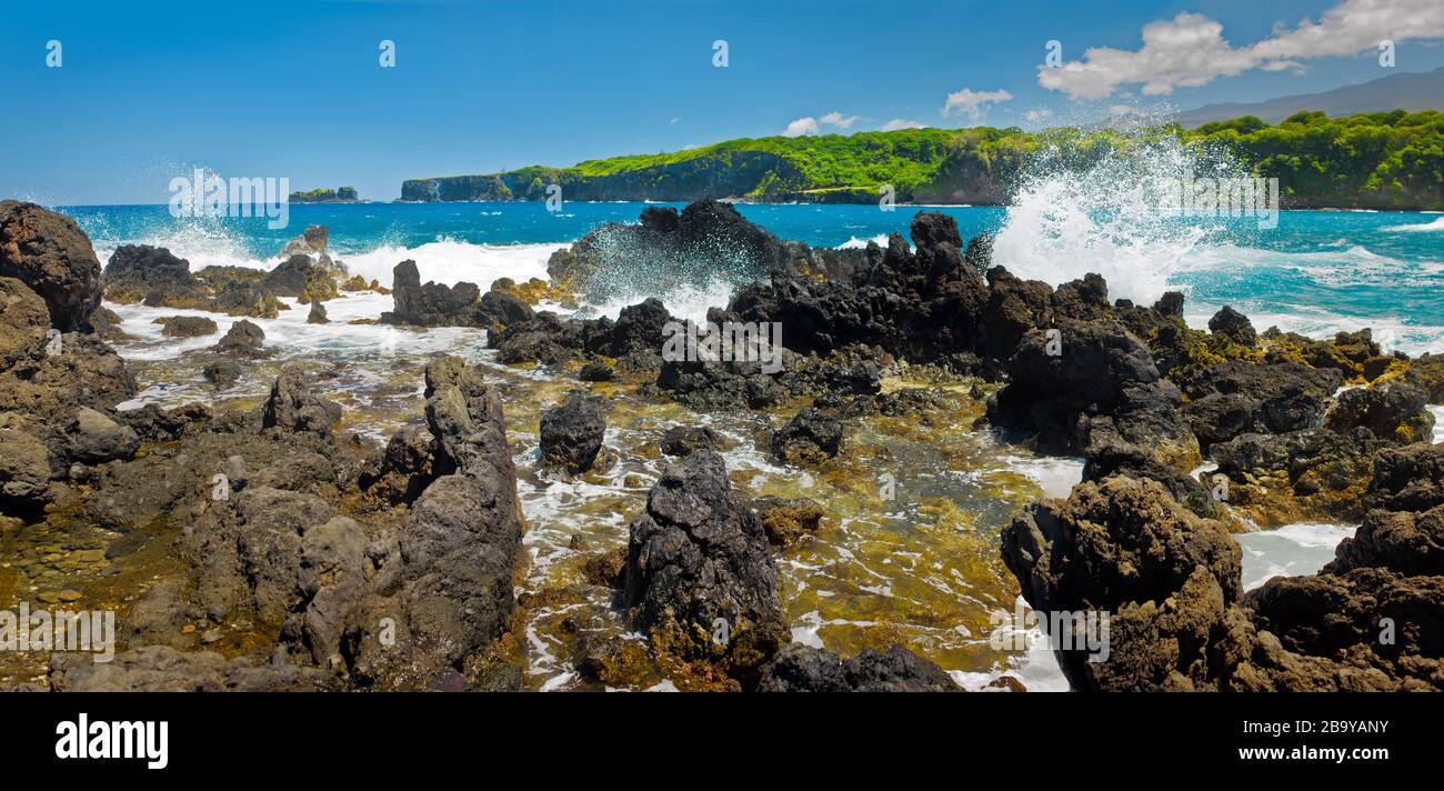 Scenic rocky coastline along hi-res stock photography and images - Alamy