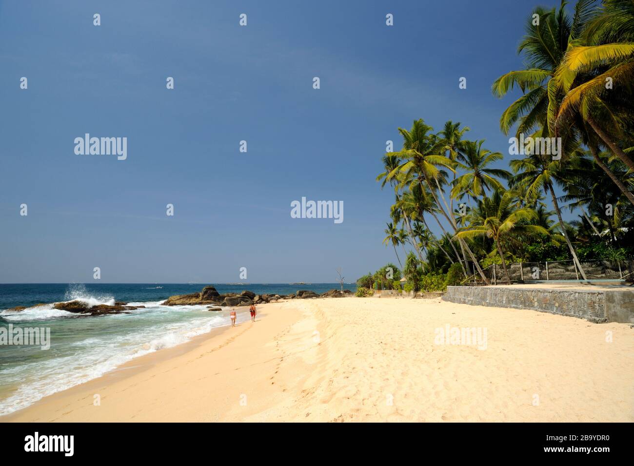 Sri Lanka, Galle, Unawatuna beach Stock Photo