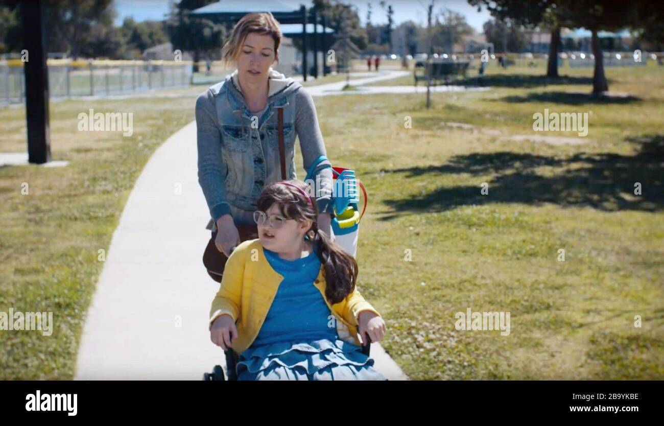 JUSTINE, from top Stephanie Turner, Daisy Prescott, 2019. © Netflix