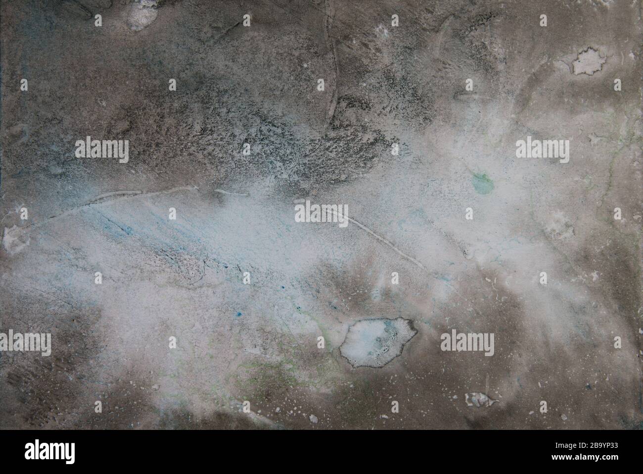 gray color watercolor painted background Stock Photo