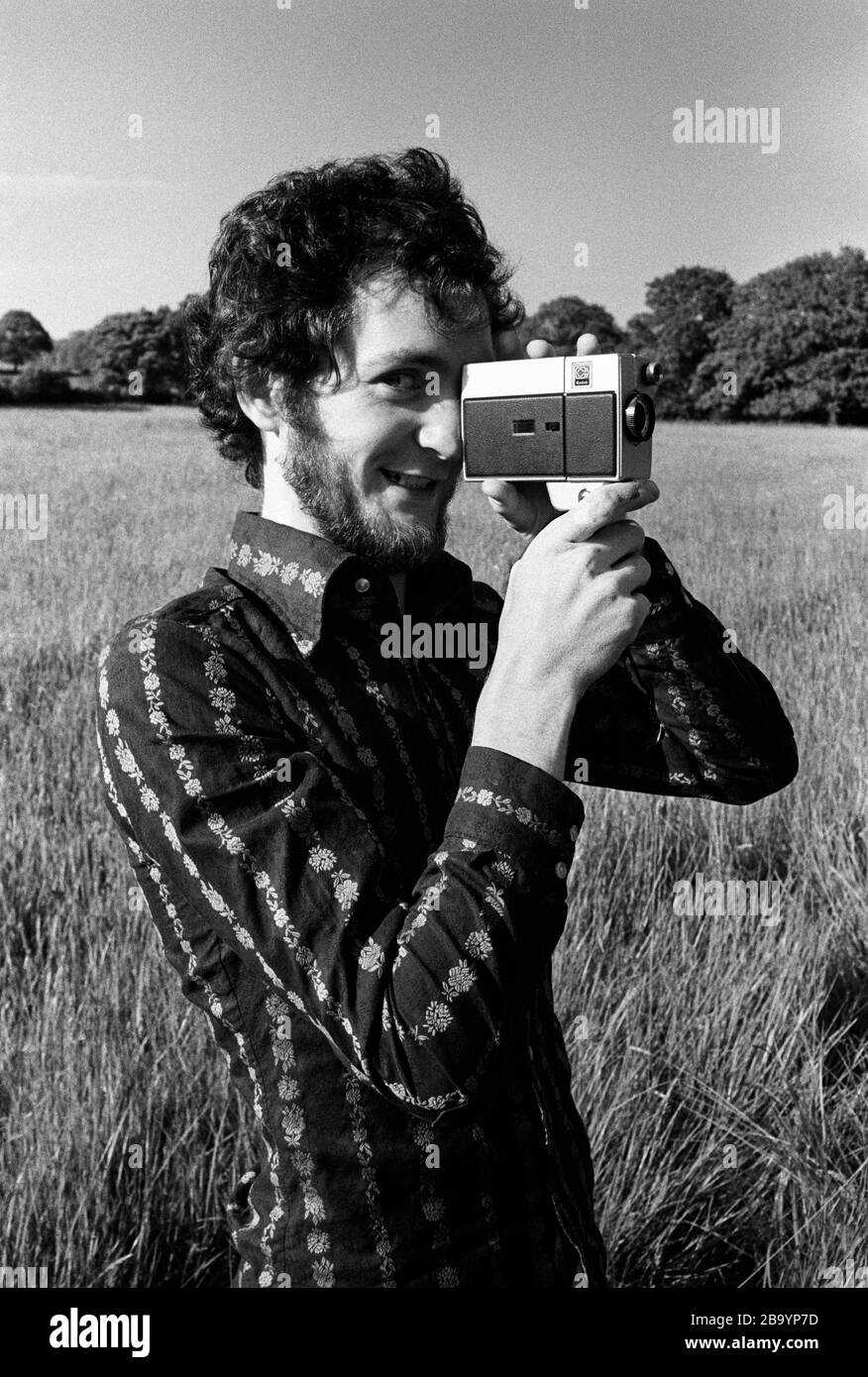 Kenny Everett radio disk jockey on pirate radio BBC and Capital radio and television presenter 1972 Stock Photo