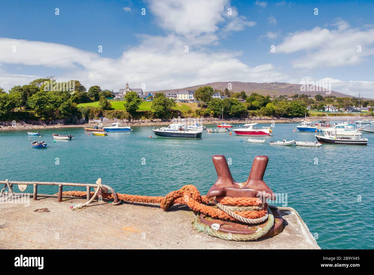 Schull, County Cork, Republic of Ireland. Eire. The harbour with the