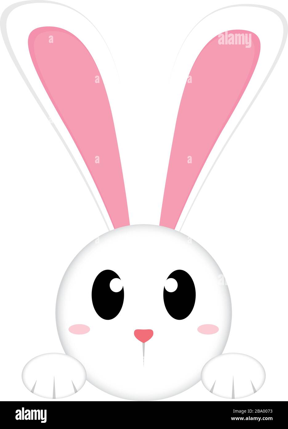 Cute bunny head Stock Vector Image & Art Alamy