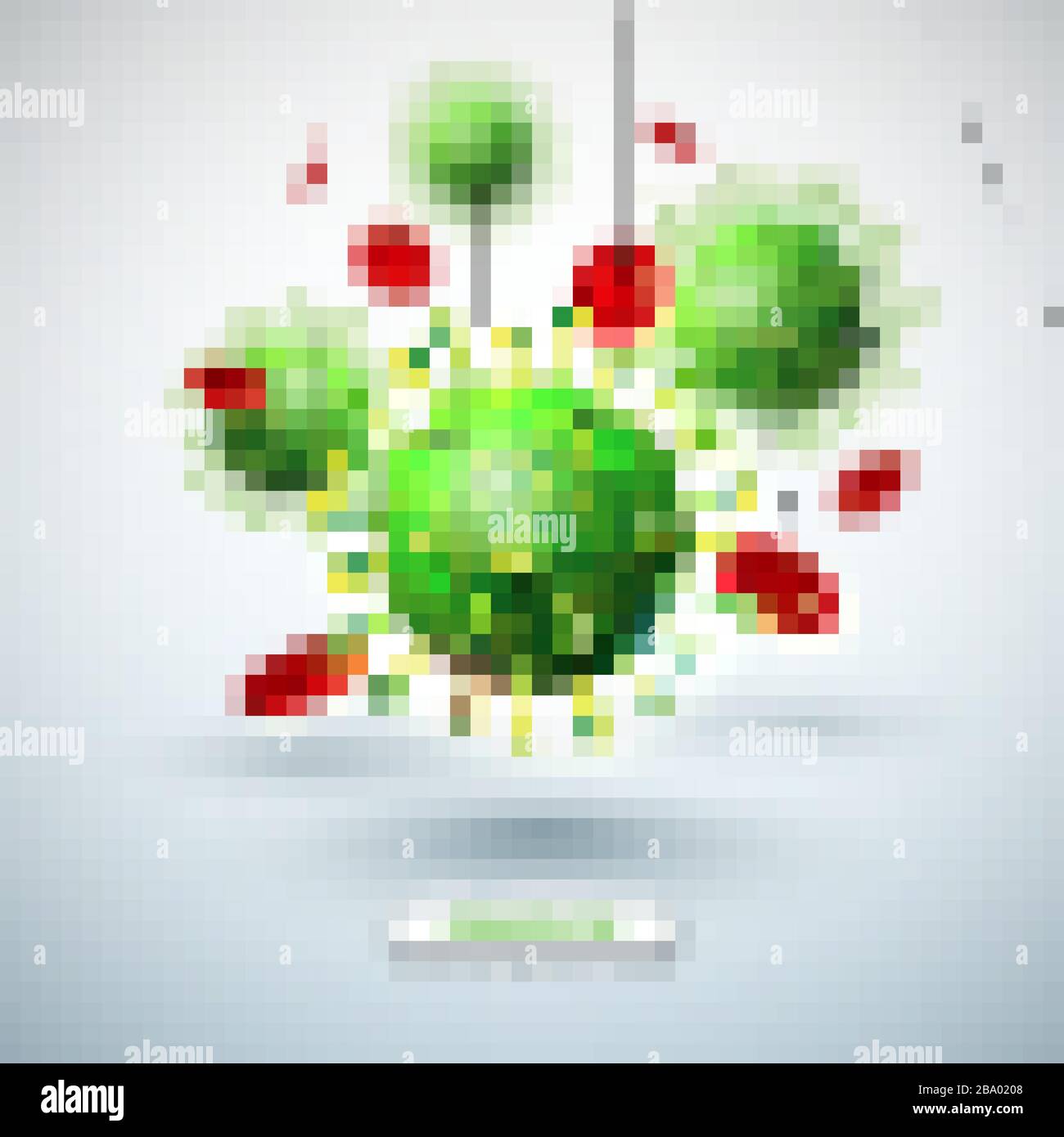 Microscopic view blood cells virus Stock Vector Images - Alamy