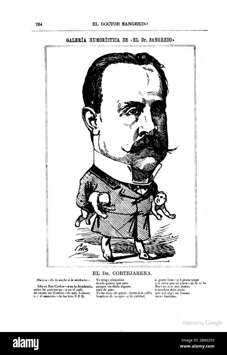 Espanol Francisco Cortejarena Y Aldebo 1 July 1884 1884 07 01 El Dr Cortejarena El Dr Sangredo I 17 264 Ramon Cilla Perez 1859 1937 Alternative Names Ramon Cilla Description Spanish Illustrator And Caricaturist Date