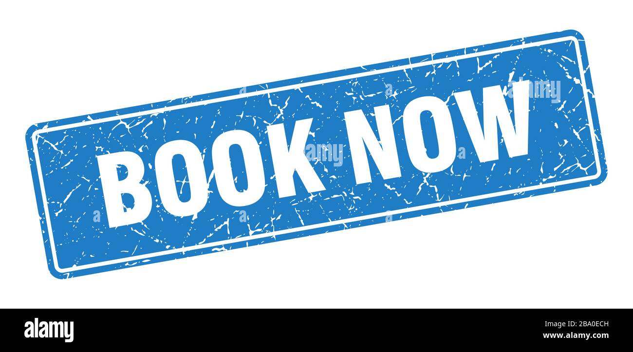 book now stamp. book now vintage blue label. Sign Stock Vector Image & Art Alamy