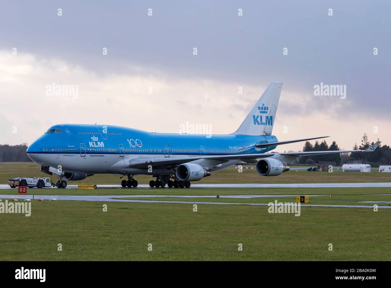 PHBFG Boeing 747 of KLM makes its final flight for retirement into