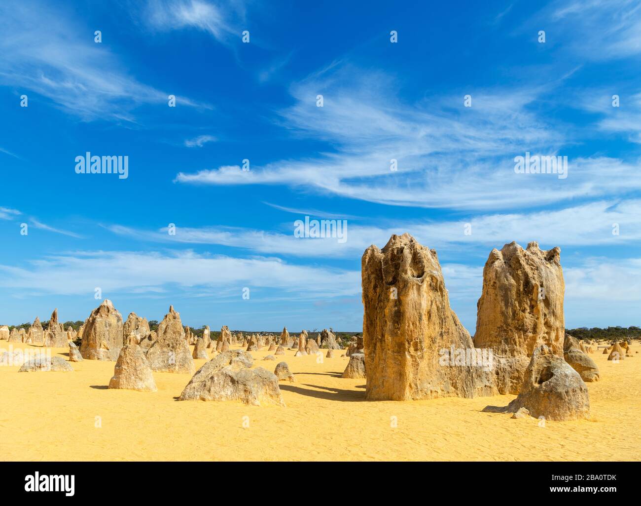 The Pinnacles, Nambung National Park, Cervantes, Western Australia, Australia Stock Photo