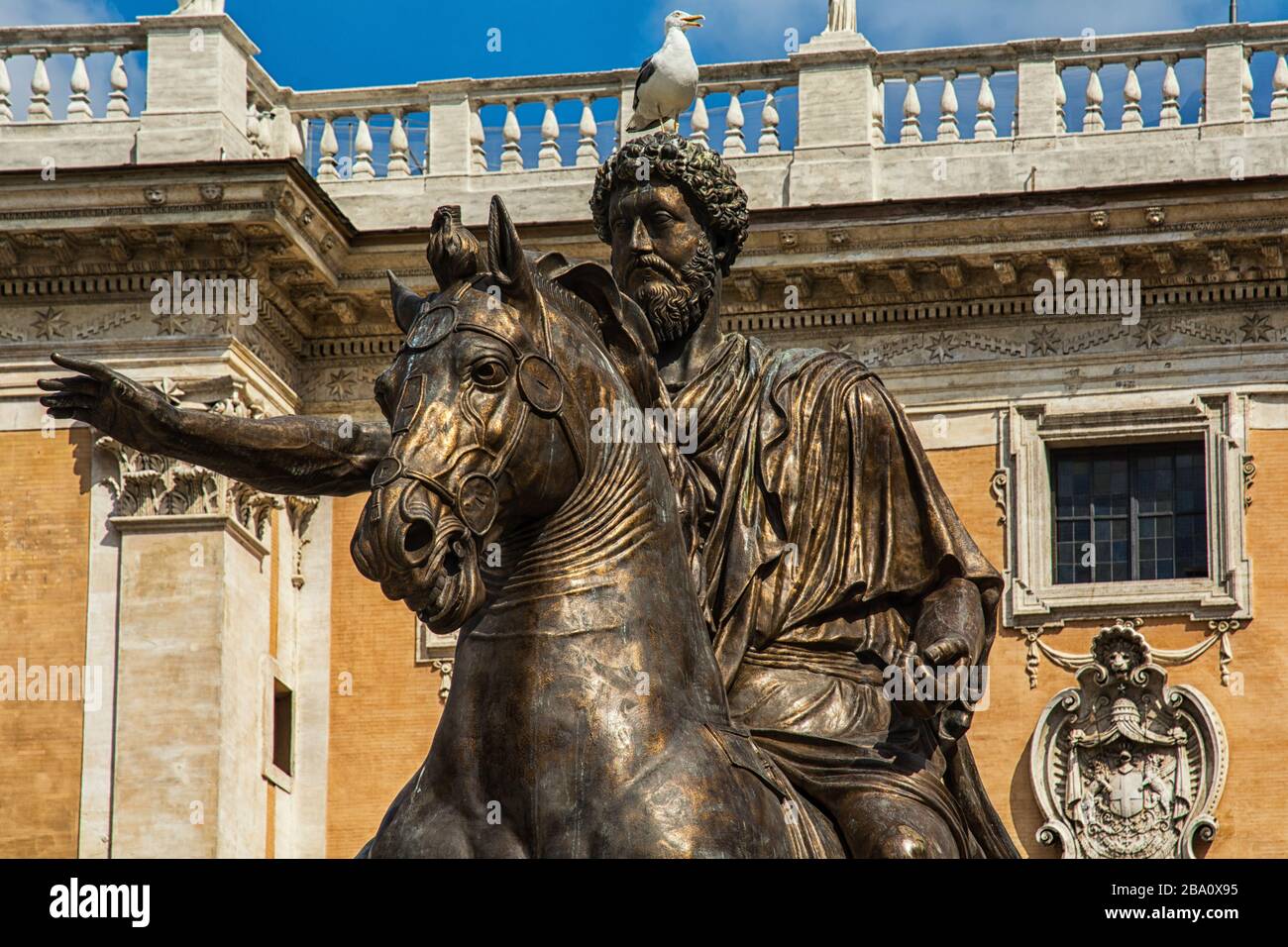 The Senators Palace in Rome Stock Photo - Alamy