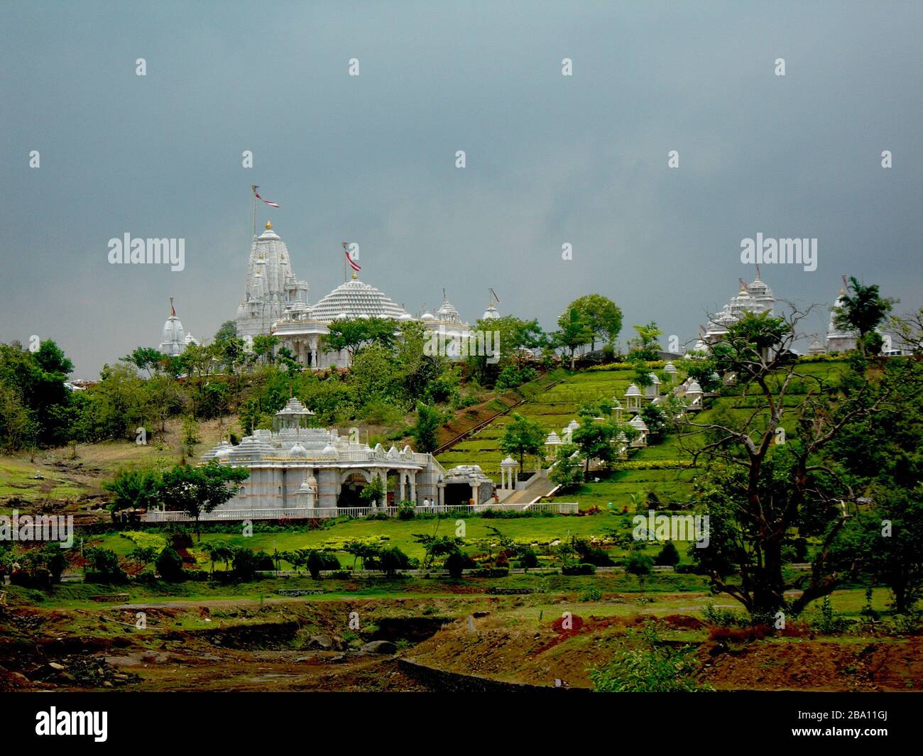 Jain Temple Shahpur at Ashangaon, Maharastra, India Stock Photo