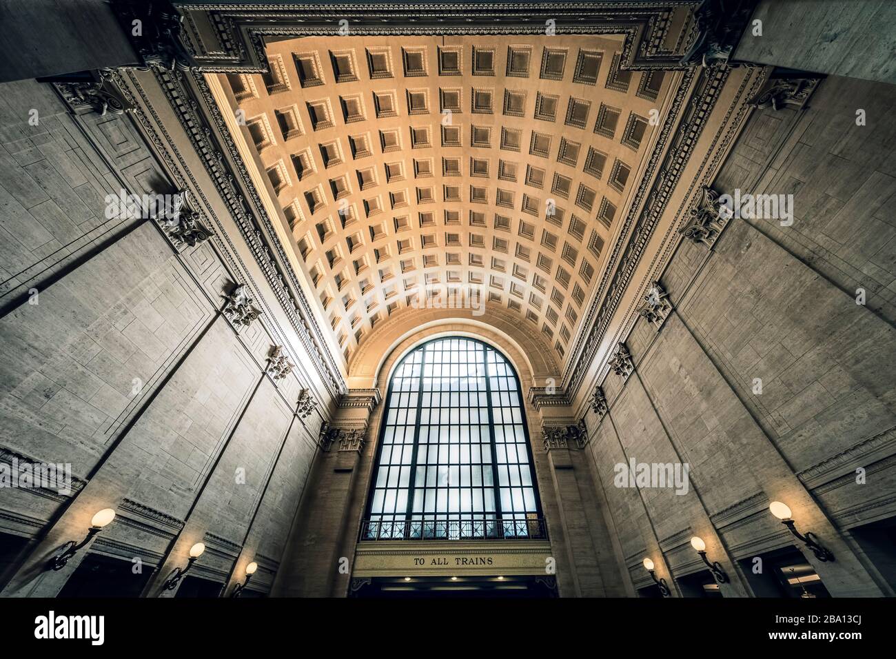 Famous Union Station, Chicago, USA Stock Photo Alamy