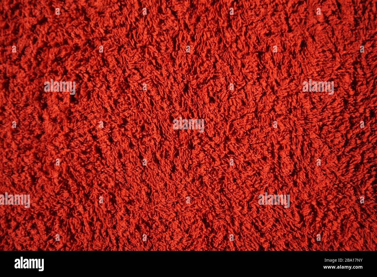 bright red background texture fabric linen carpet thread Stock Photo ...