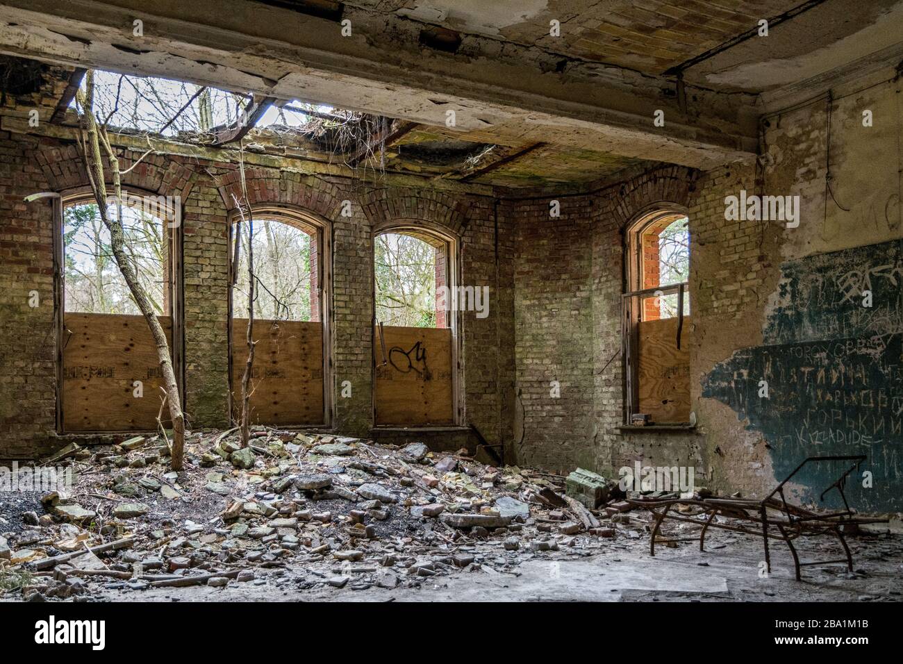 The Lost Place Beelitz Heilstatten Near Berlin Stock Photo Alamy