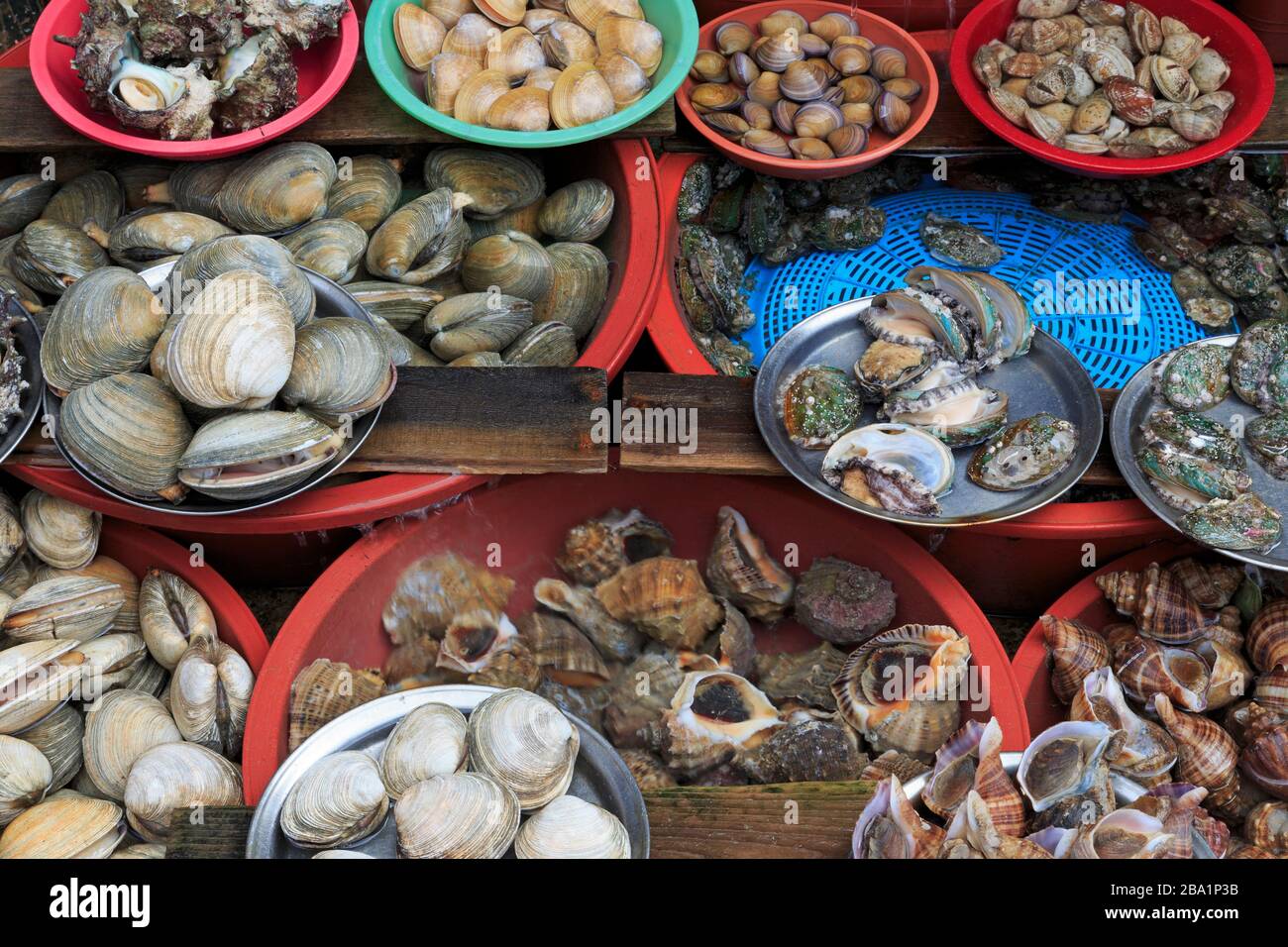 Fish Market, Nampo District, Busan, South Korea, Asia Stock Photo