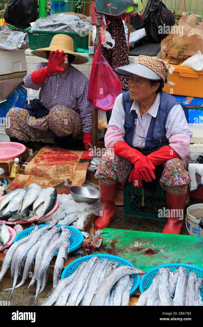 Fish Market, Nampo District, Busan, South Korea, Asia Stock Photo