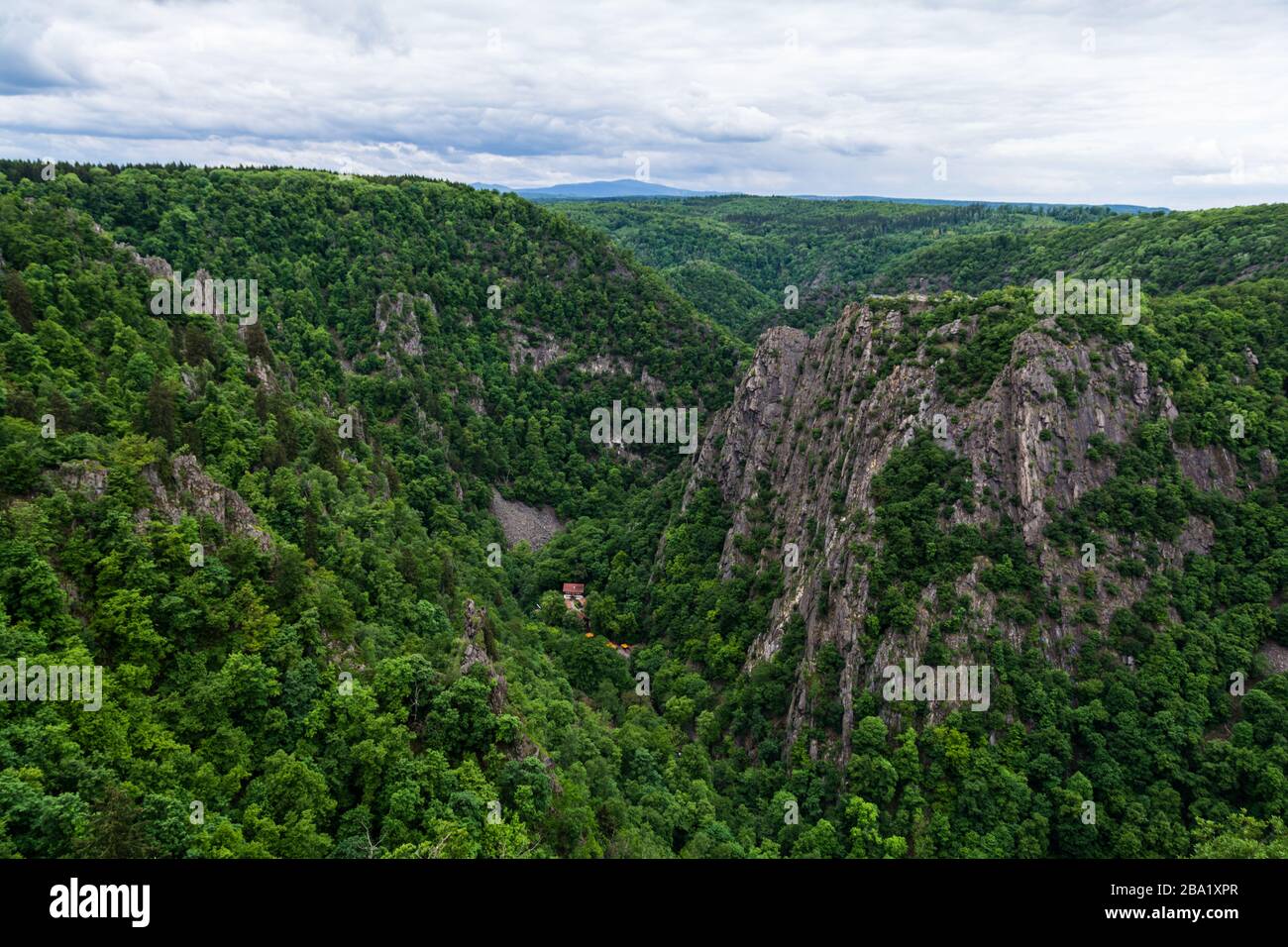 The Bodetal in the Harz Stock Photo