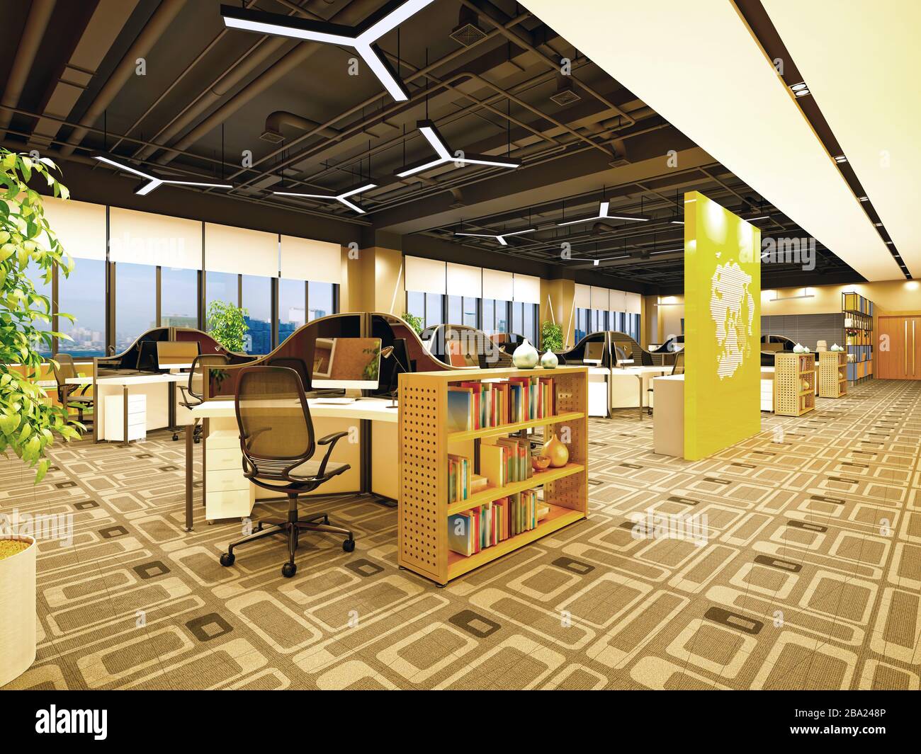 Modern office space hi-res stock photography and images - Alamy