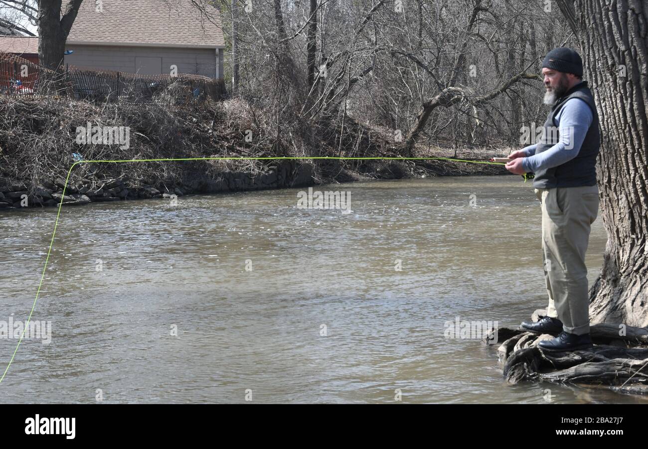 Chicago river fishing hi-res stock photography and images - Alamy