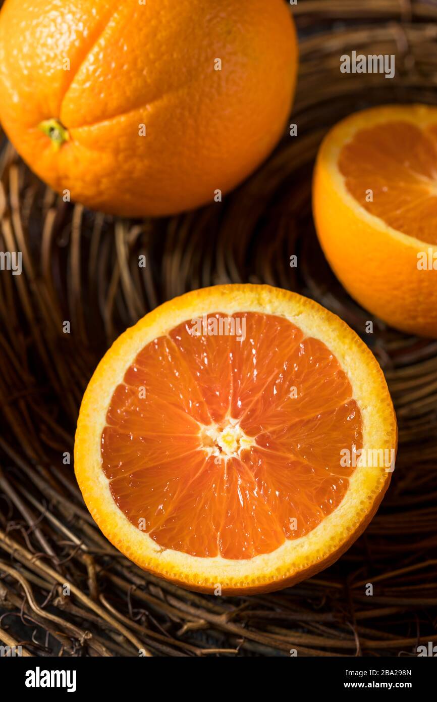 Raw Organic Cara Navel Oranges Ready to Eat Stock Photo Alamy