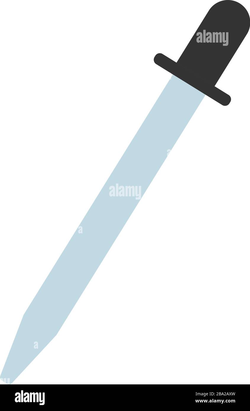 Isolated dropper icon Stock Vector