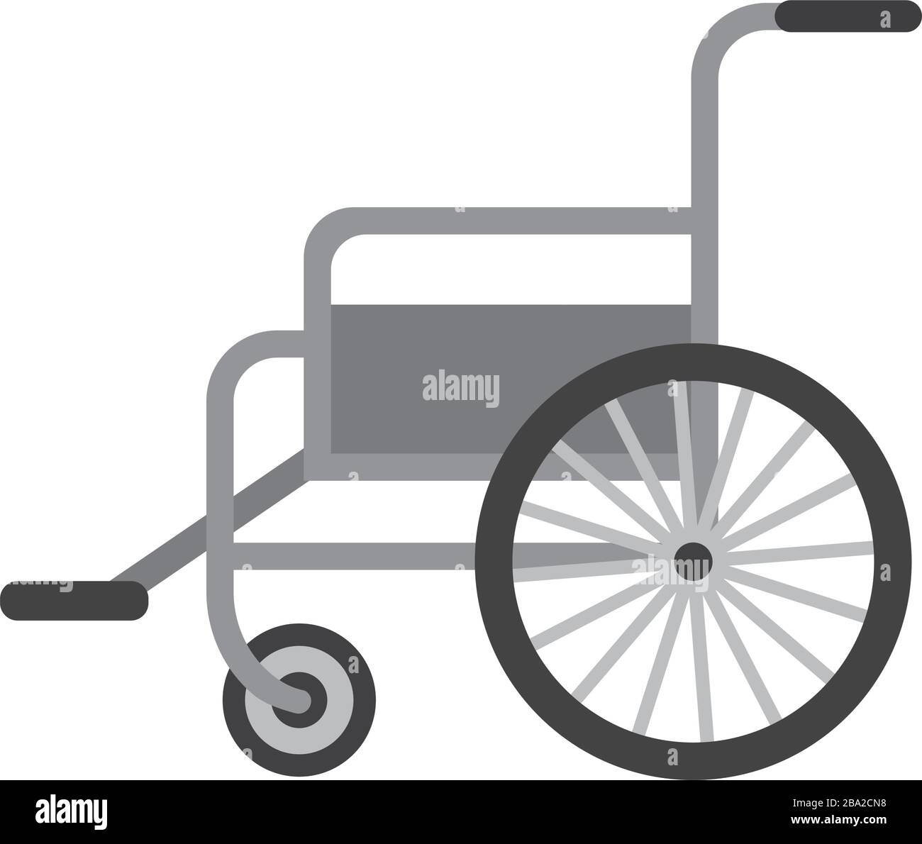 Isolated wheelchair icon Stock Vector