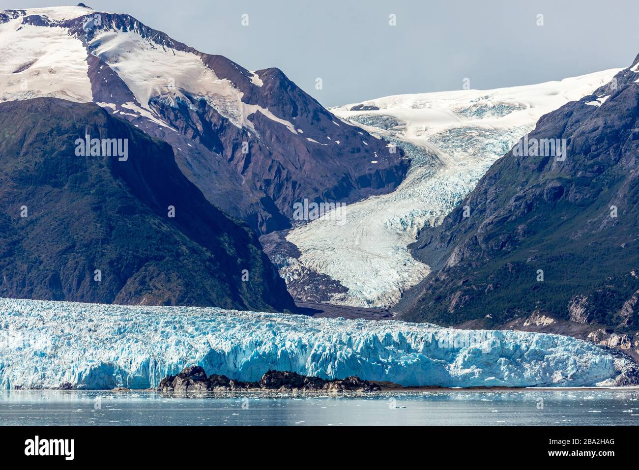Amalia Glacier Stock Photo