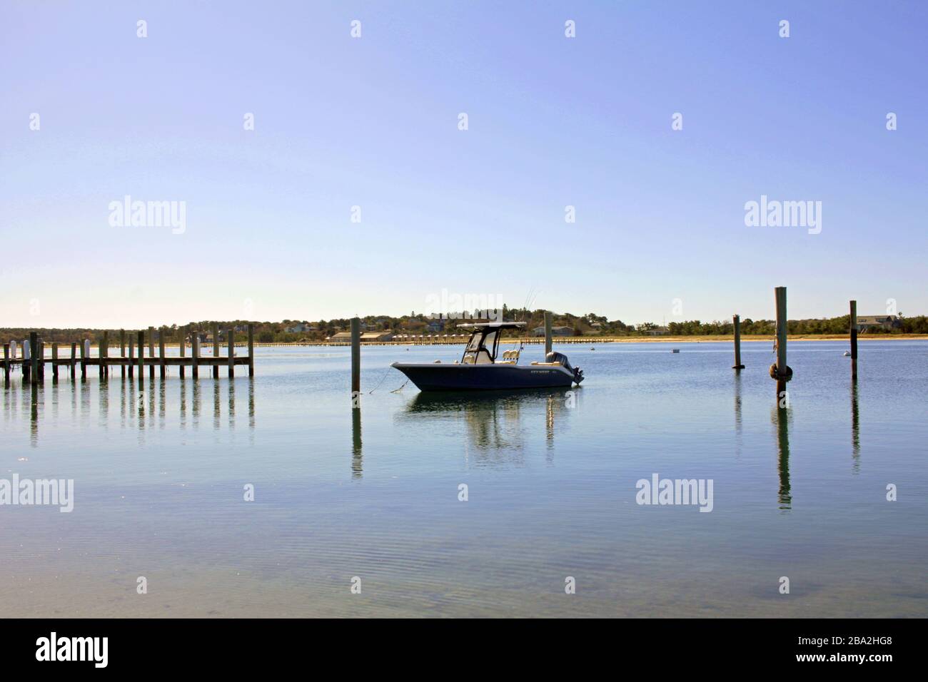 Boat at Edgartown Harbor, Edgartown, Martha’s Vineyard, Massachusetts