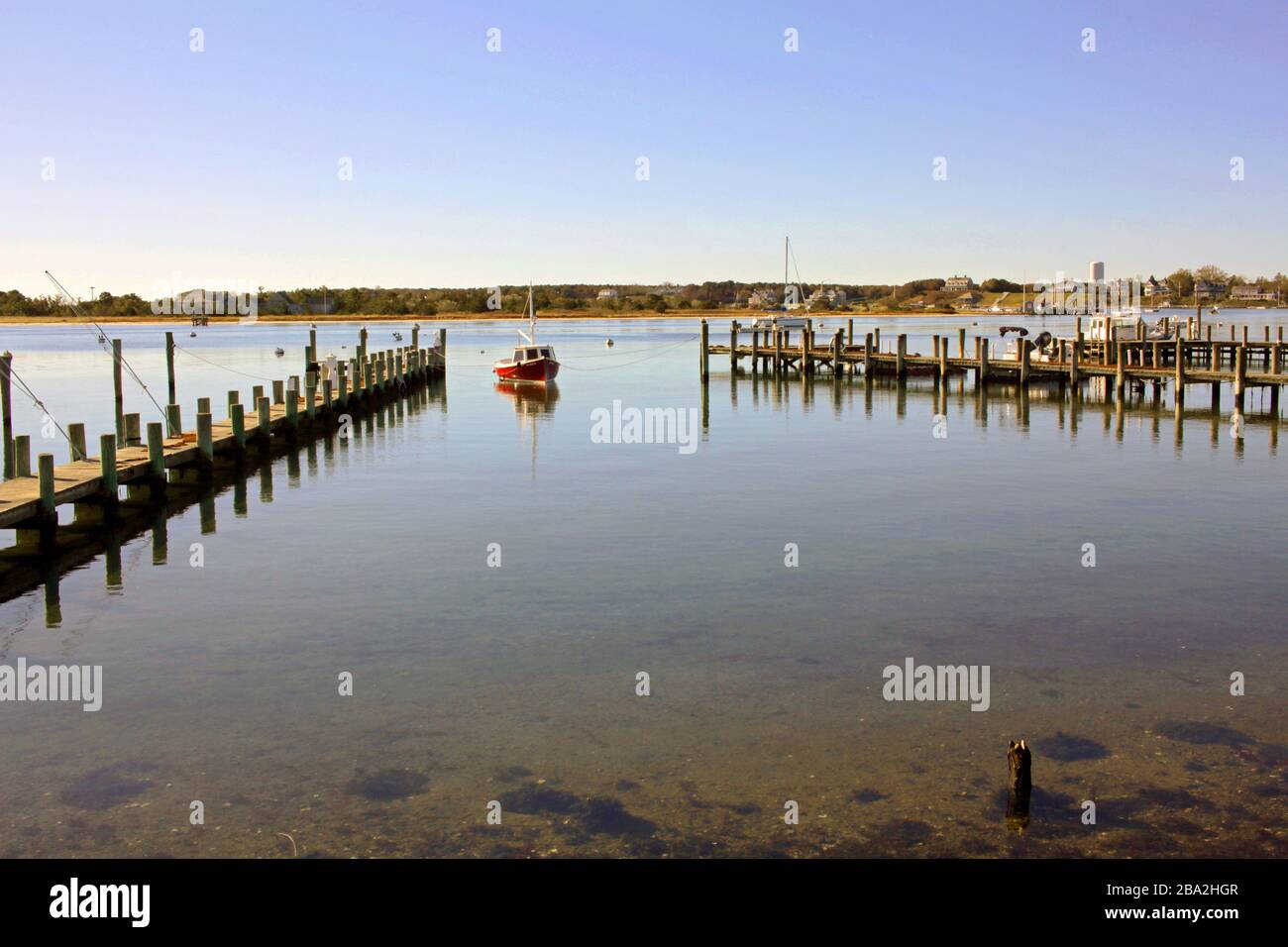 Boat at Edgartown Harbor, Edgartown, Martha’s Vineyard, Massachusetts
