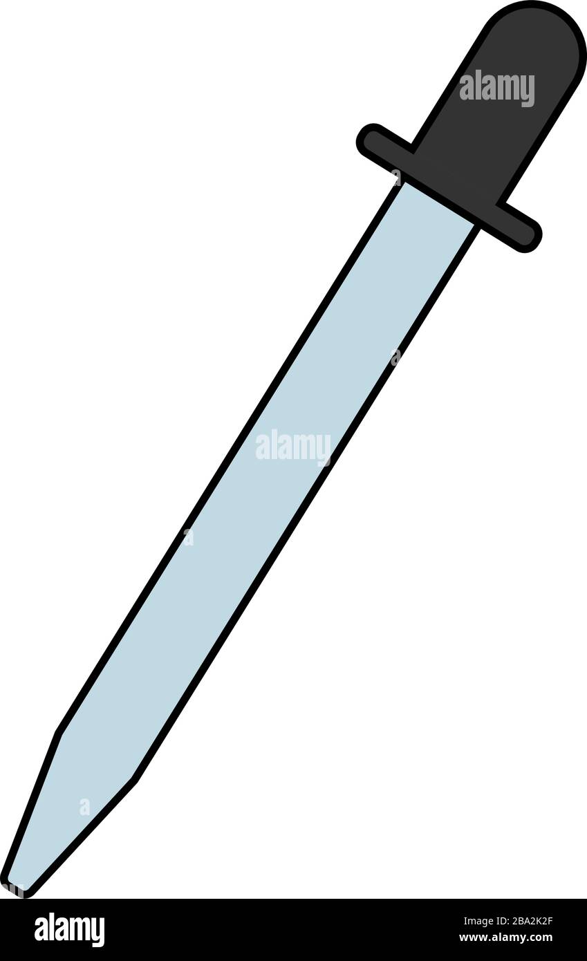 Isolated dropper icon Stock Vector