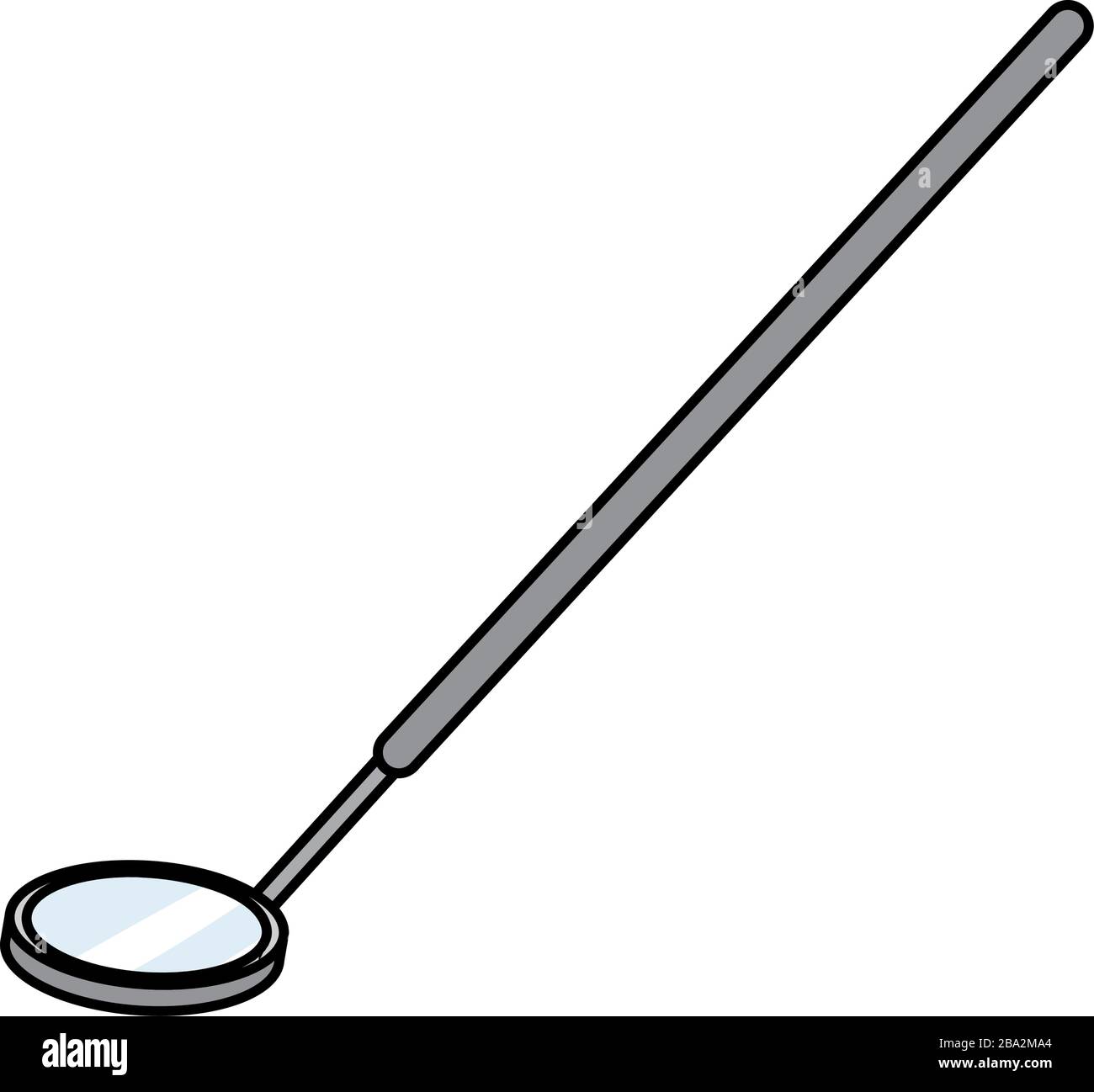 Isolated medical mirror icon Stock Vector Image & Art Alamy