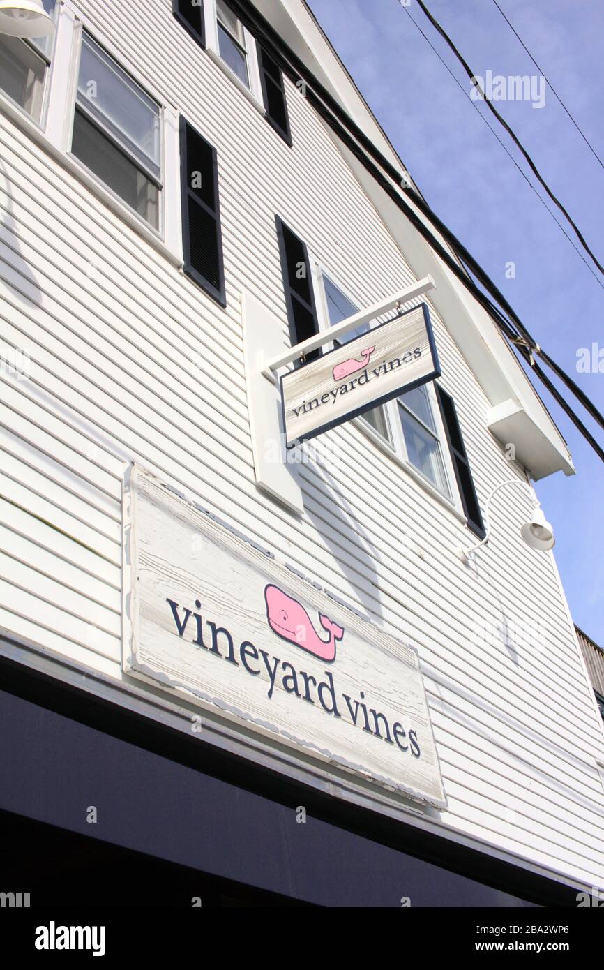 Vineyard Vines store sign, Vineyard Haven, Tisbury, Martha’s Vineyard