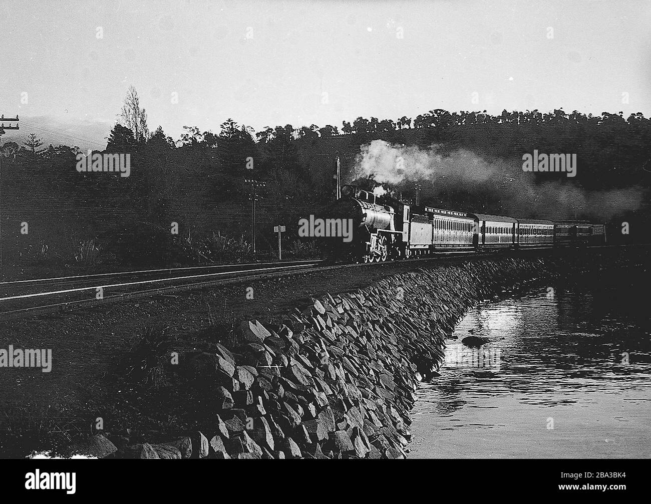 Tasmanian government railways Black and White Stock Photos & Images Alamy