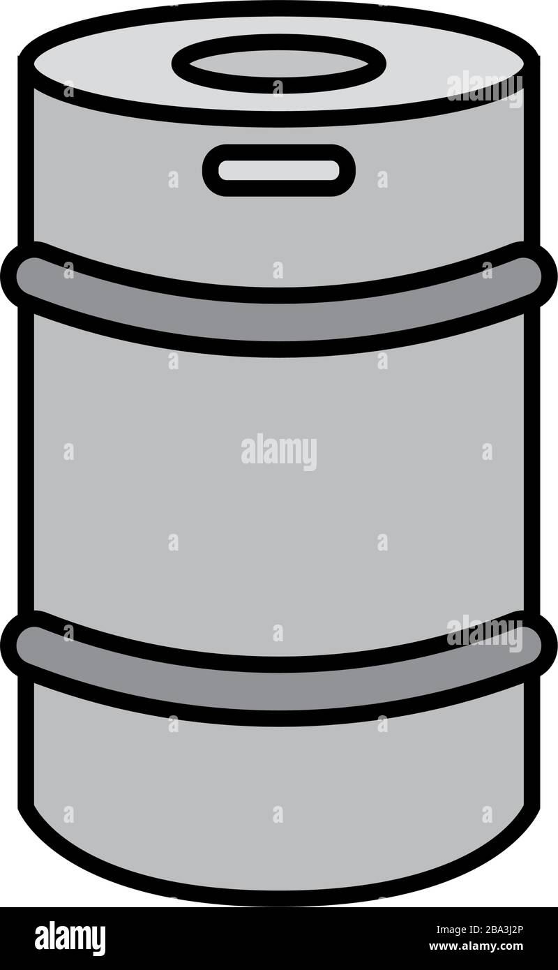 Isolated beer can icon Stock Vector
