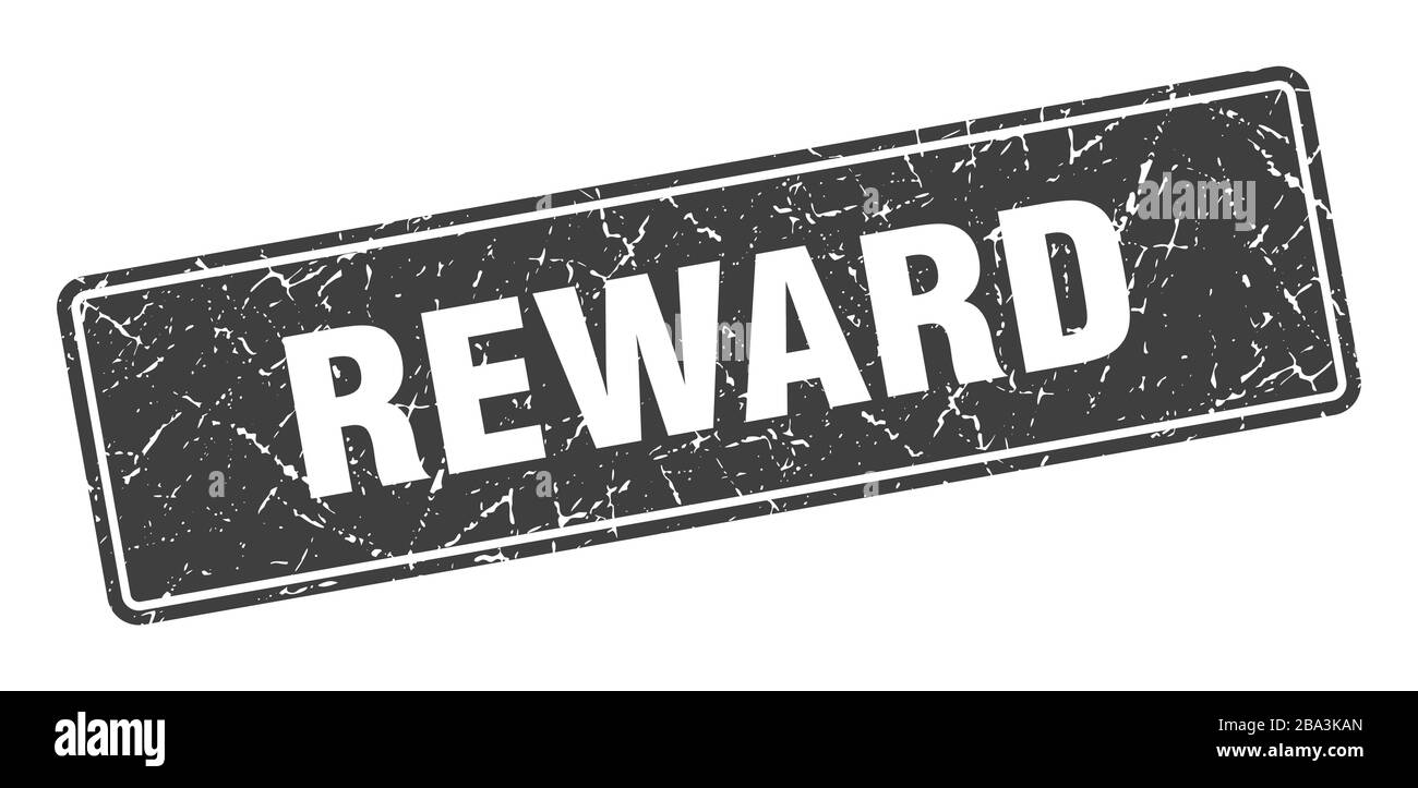 reward stamp. reward vintage gray label. Sign Stock Vector Image & Art ...