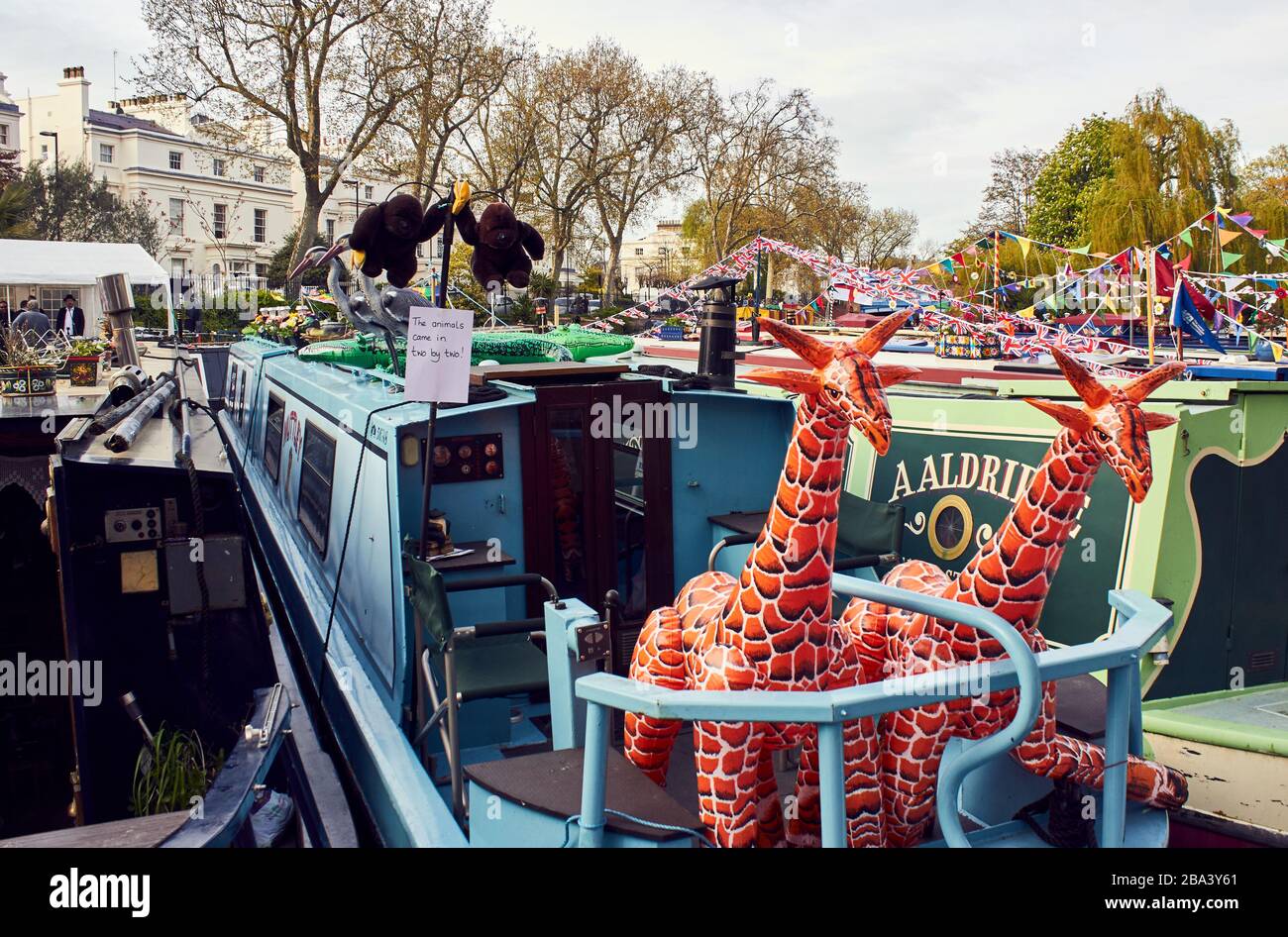 Houseboats in little Venice, London Stock Photo Alamy