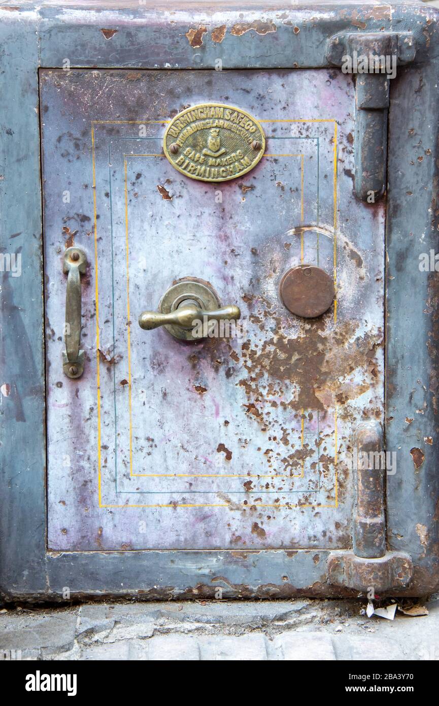 Old rusty safe, Istanbul, Turkey Stock Photo Alamy