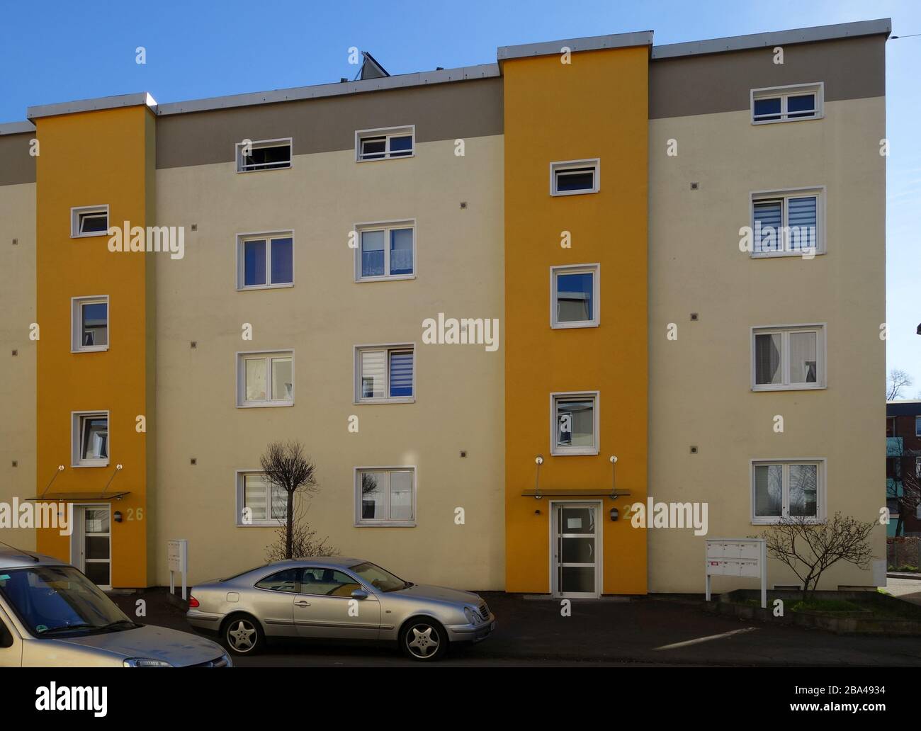"Deutsch: Säckinger Straße 28, Düsseldorf 2019.; Taken on 25 February 2019, 10:38:01; Self-photographed; Kürschner (talk) 11:22, 25 February 2019 (UTC); " Stock Photo