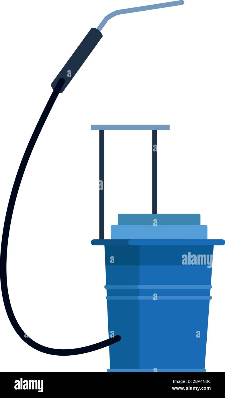 sprayer disinfect back isolated icon Stock Vector Image & Art - Alamy