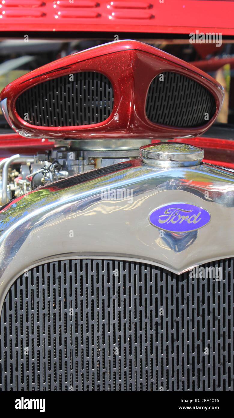Insigne De Radiateur Vintage Émaillé Pour Automobile - U.S National Automobile Club - Occasion