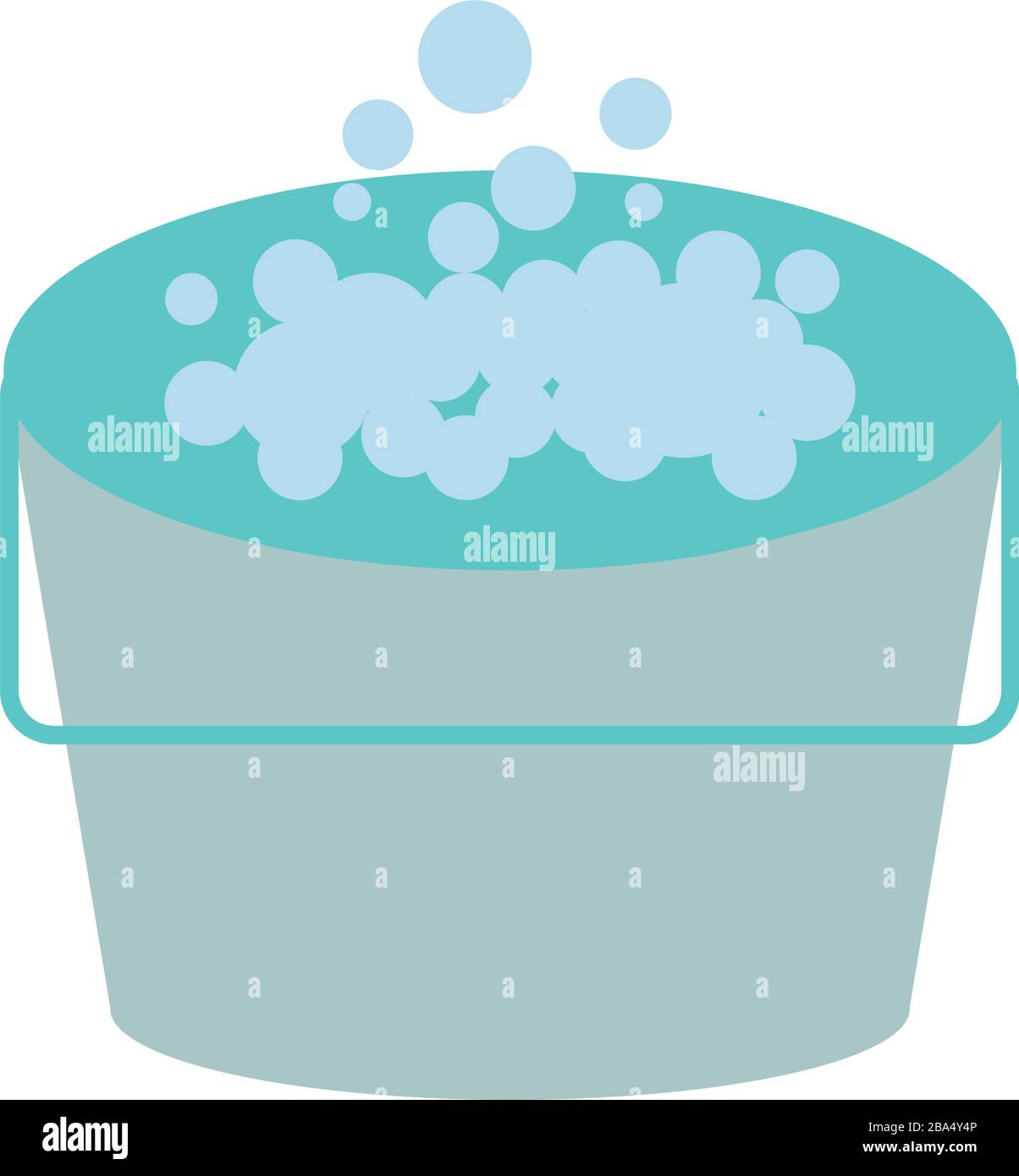 bucket flat style icon vector design Stock Vector Image & Art - Alamy