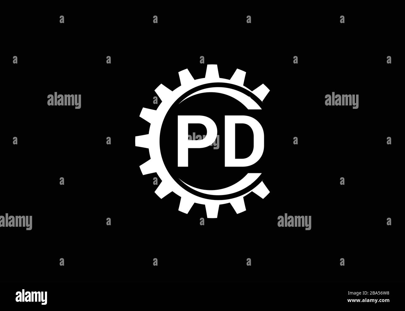 Pd Intail Icon P D, PD Initial Letter Logo design vector template, Graphic Alphabet ...