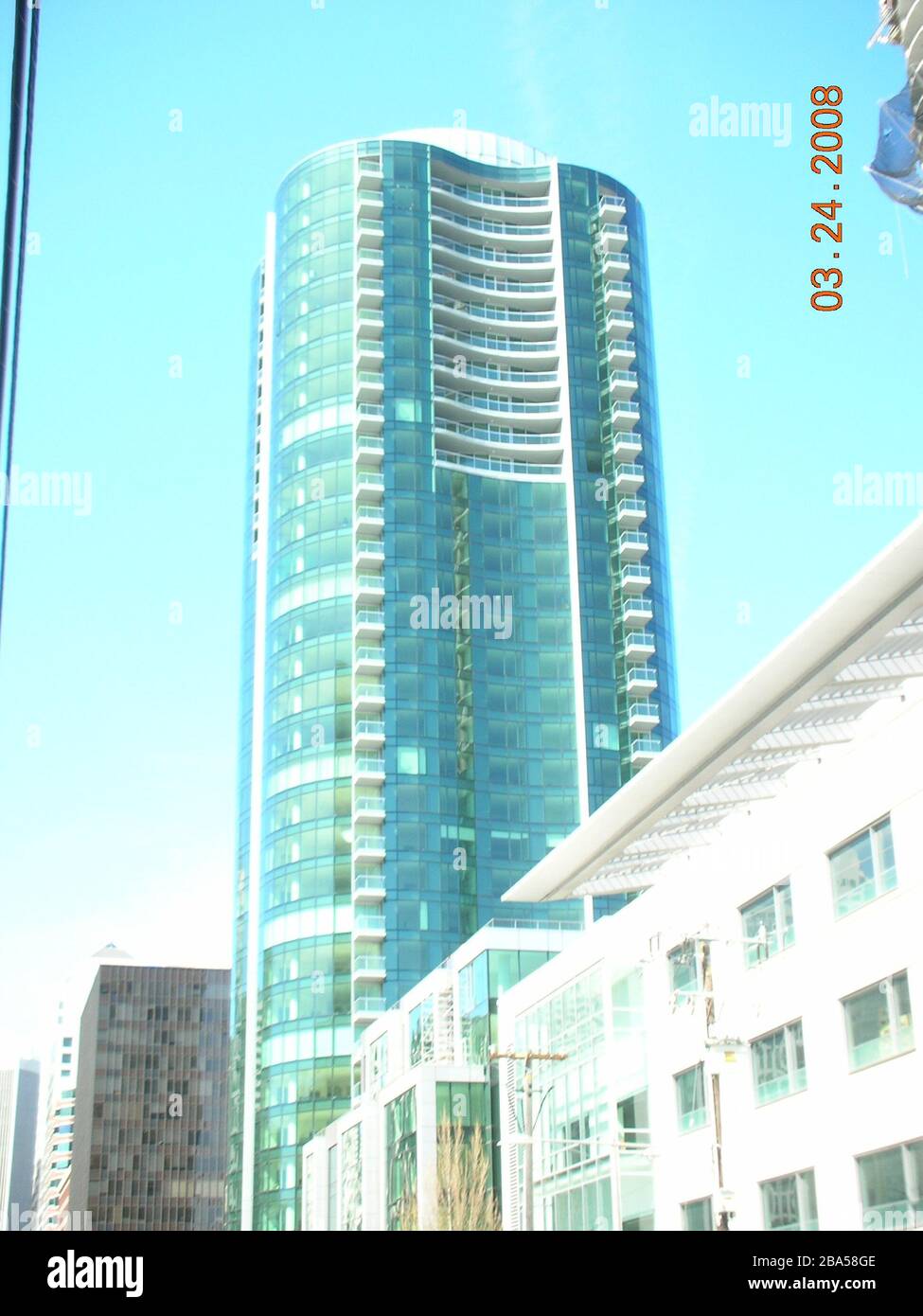 'English: The completed and open Infinity (300 Spear Street) tower II.; 24 March 2008; Own work (Original text:  I created this work entirely by myself.); Cheers. Trance addict - Armin van Buuren - Oceanlab; ' Stock Photo