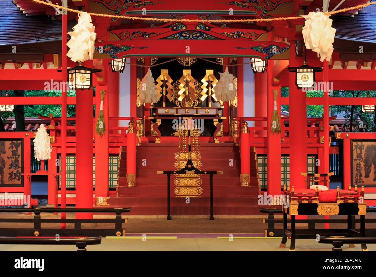 Ikuta Jinja Shrine, Kobe City, Honshu Island, Japan, Asia Stock Photo